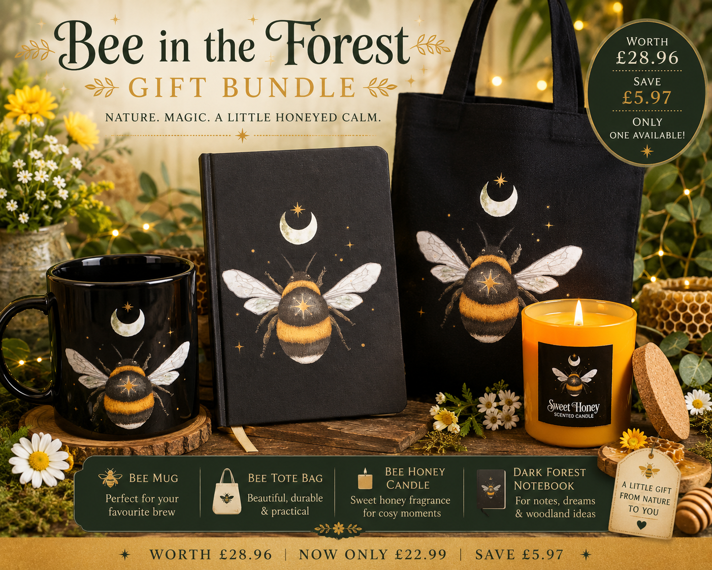 Bee in the Forest Gift Bundle 🐝🌿