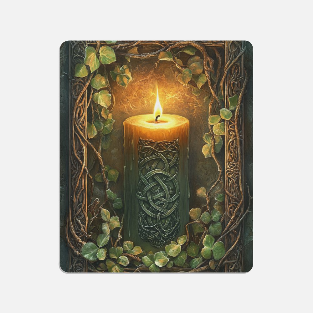 Celtic Magic Candle Canvas Print