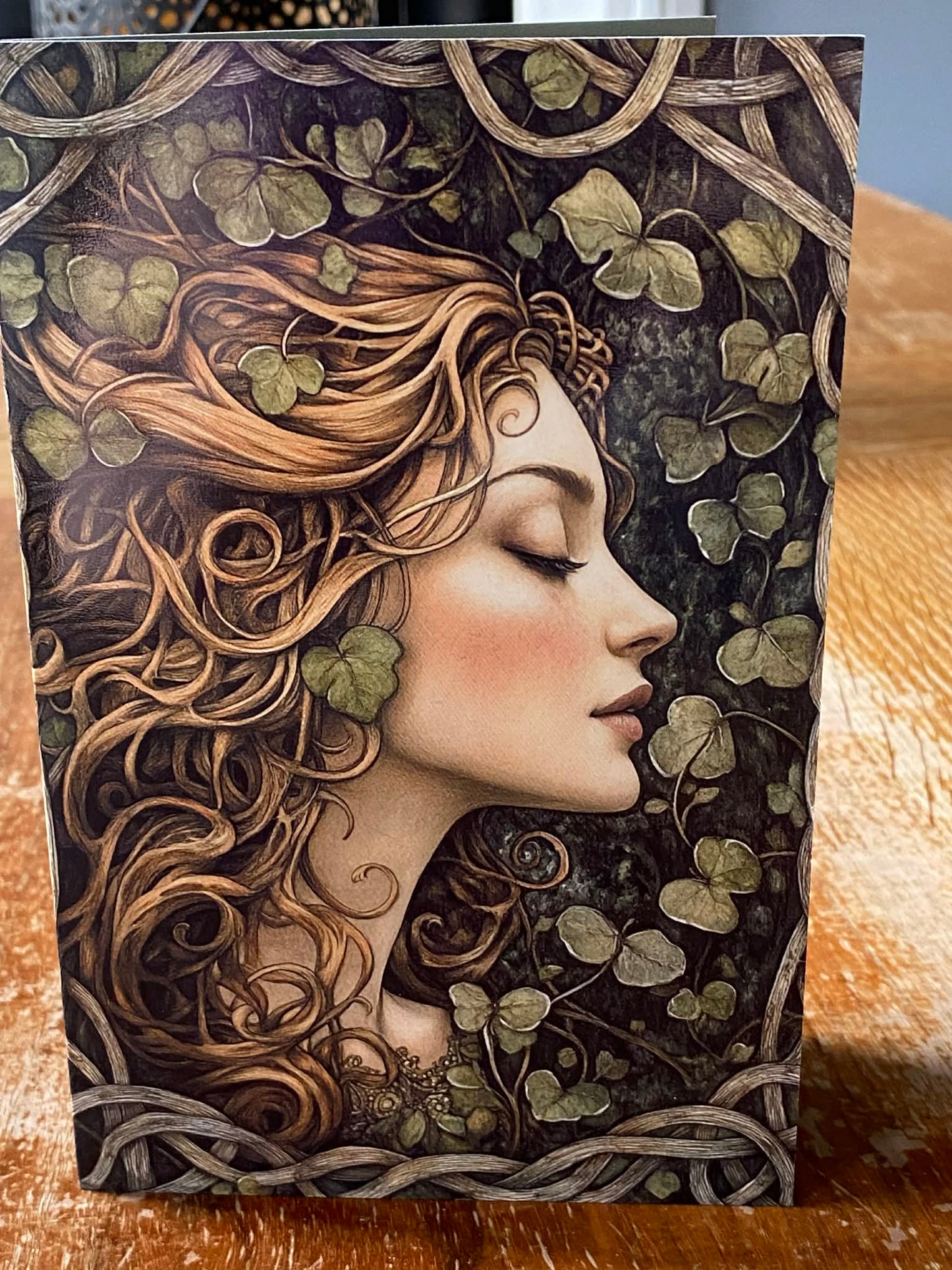 Celtic Magic Girl Card