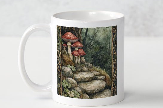 Celtic Magic Mushrooms Mug