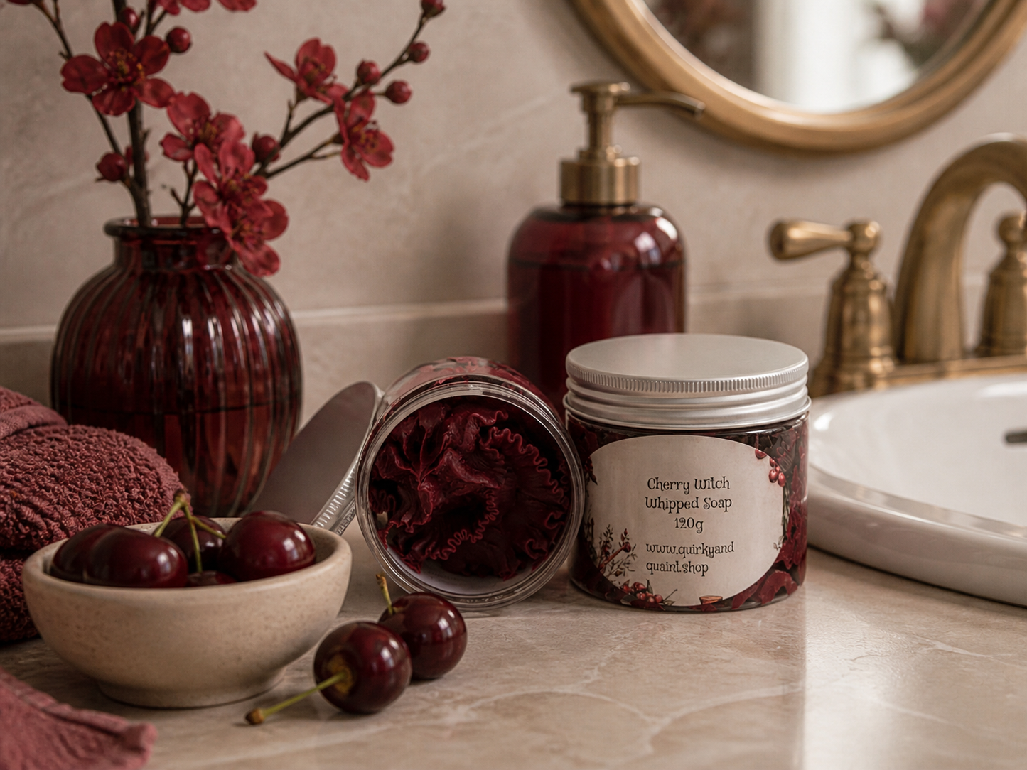 Cherry Witch Whipped Soap