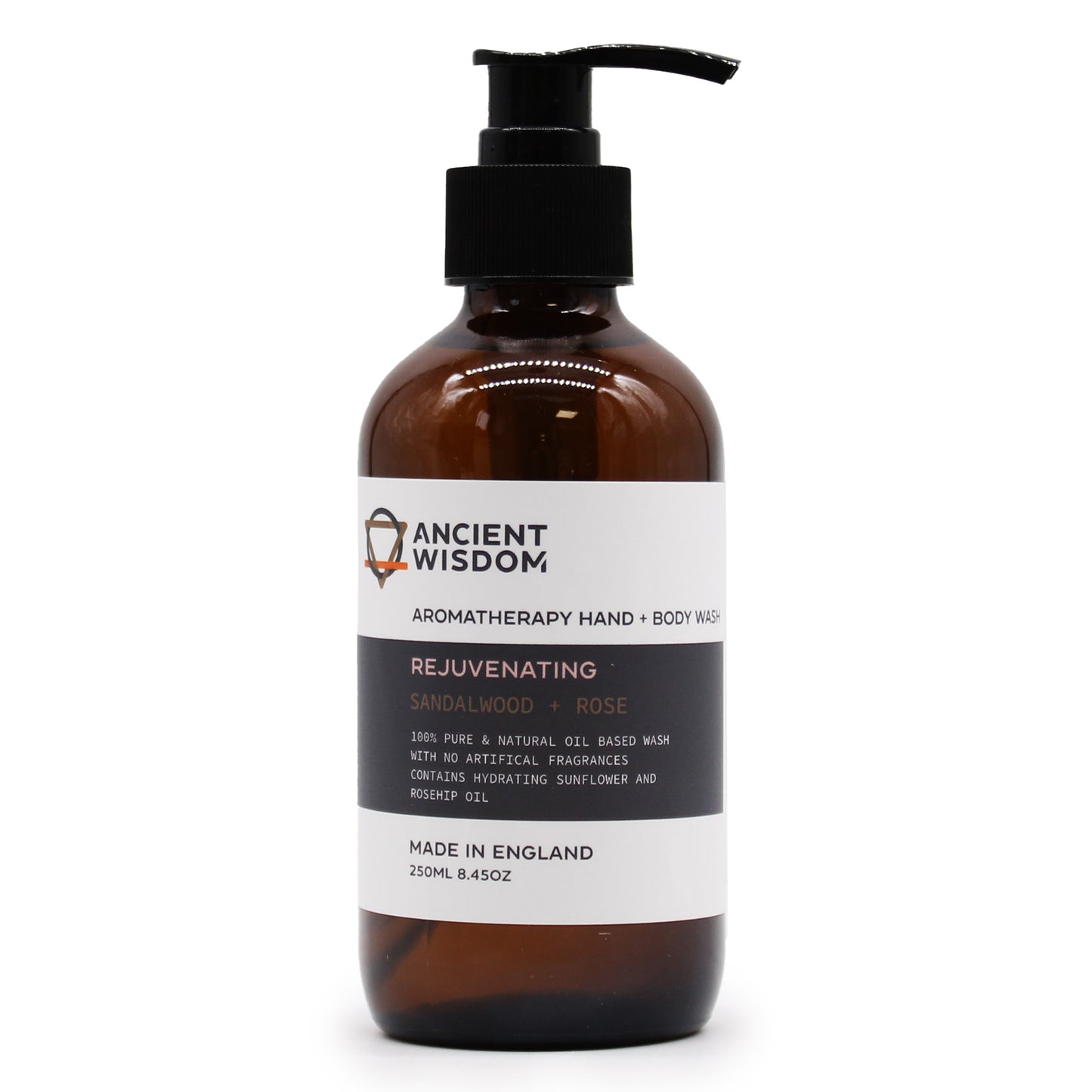Aromatherapy Hand & Body Wash - Sandalwood & Rose 250ml