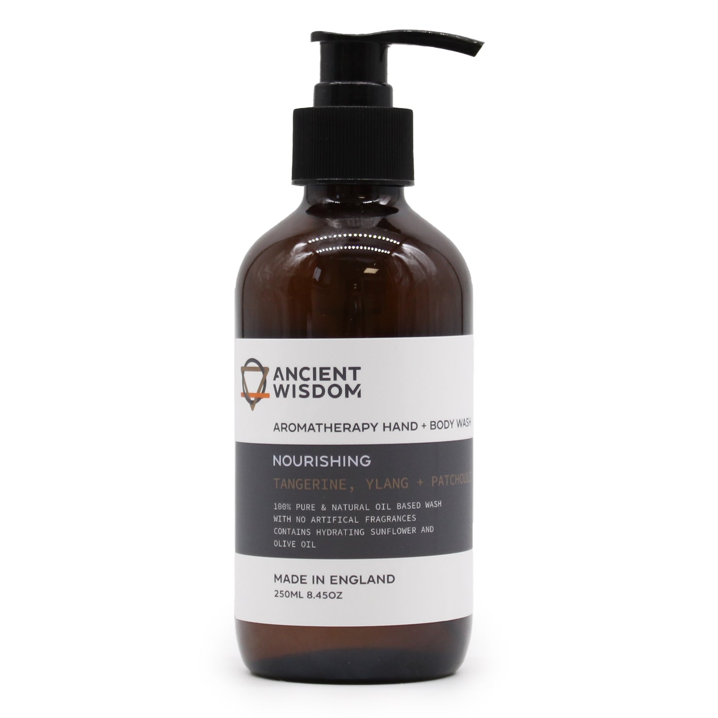Aromatherapy Hand & Body Wash - Tangerine, Ylang & Patchouli 250ml