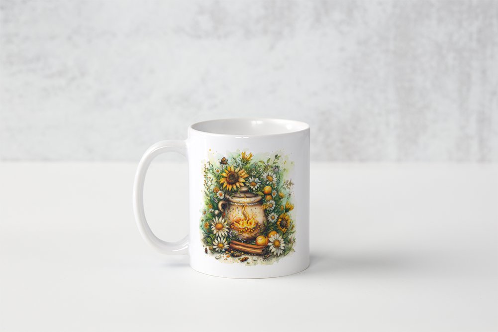 Litha Cauldron Mug