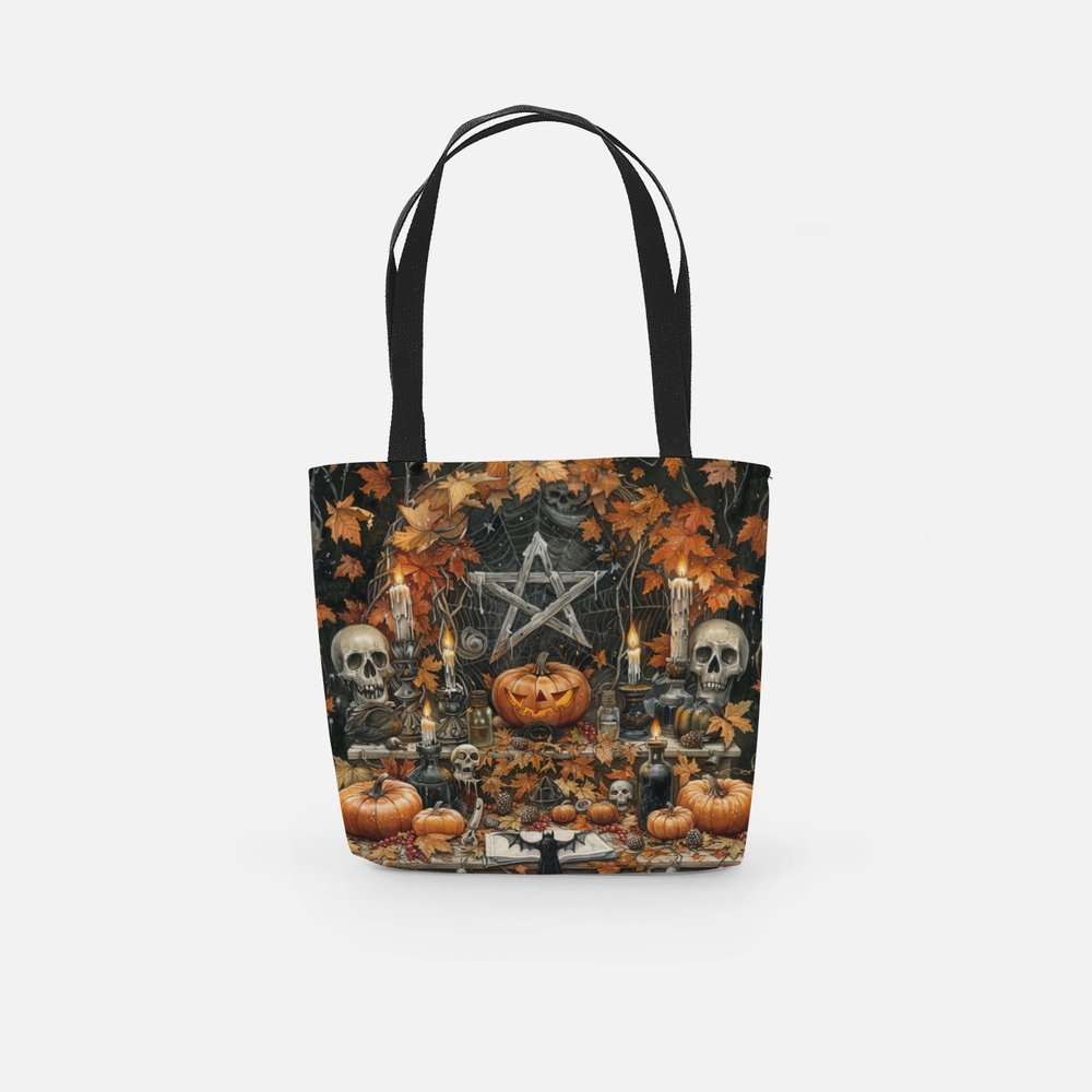 Samhain Pentagram & Pumpkins Fashion Bag