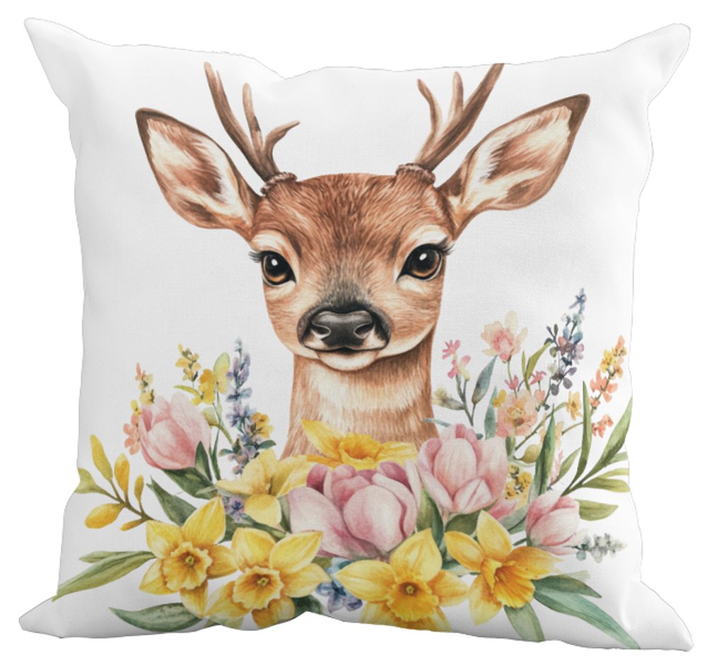 Spring Deer Cushion