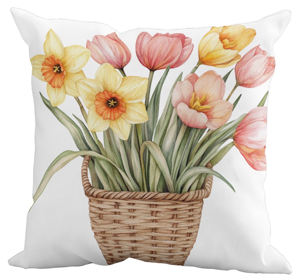 Spring Flowers Cushion