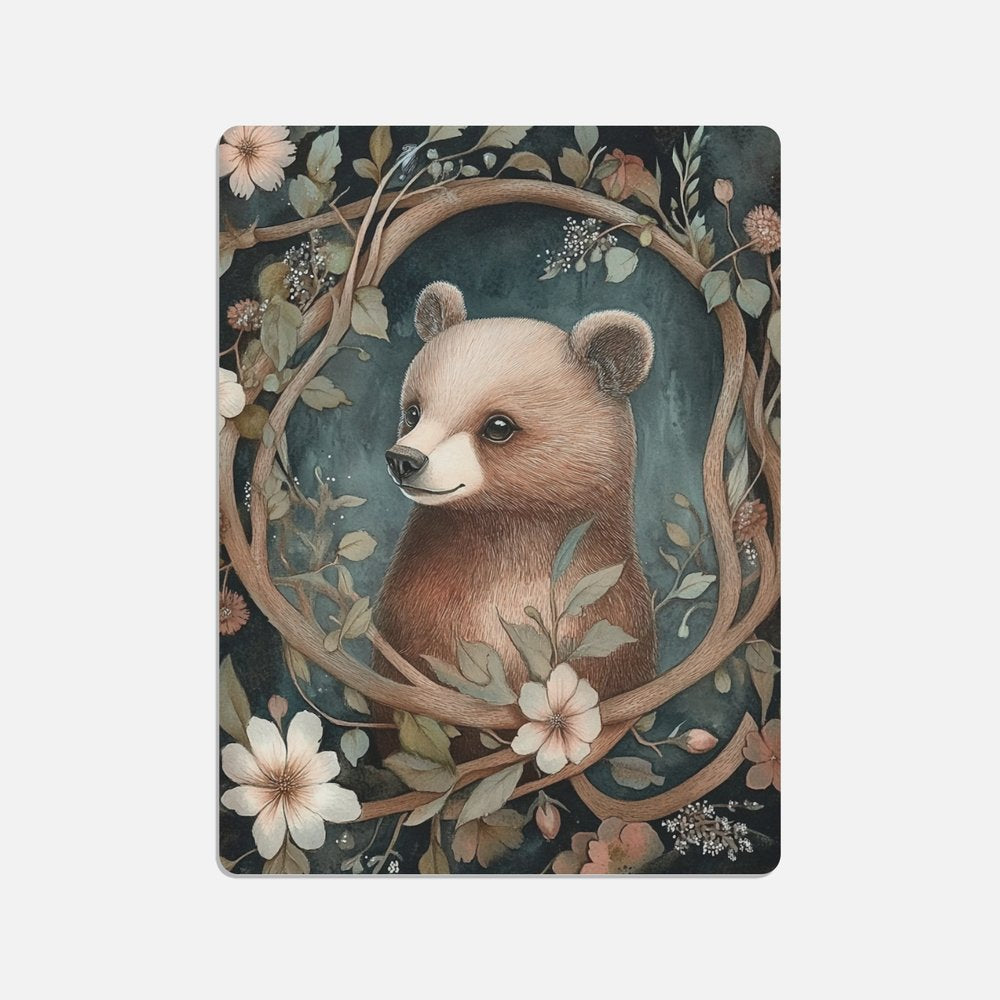Woodland Friend Bear Canvas Print