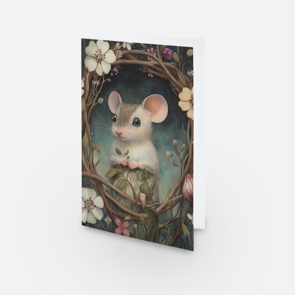 Woodland Friend Mouse Card