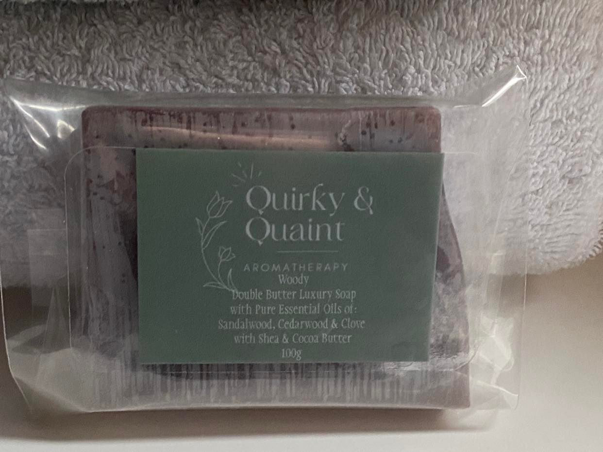 Double Butter Luxury Soap Minty Oils - SLICE