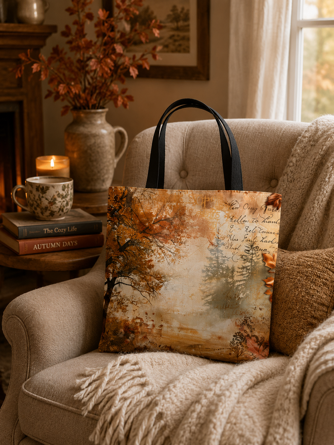Autumn Forest 1 Fashion Bag
