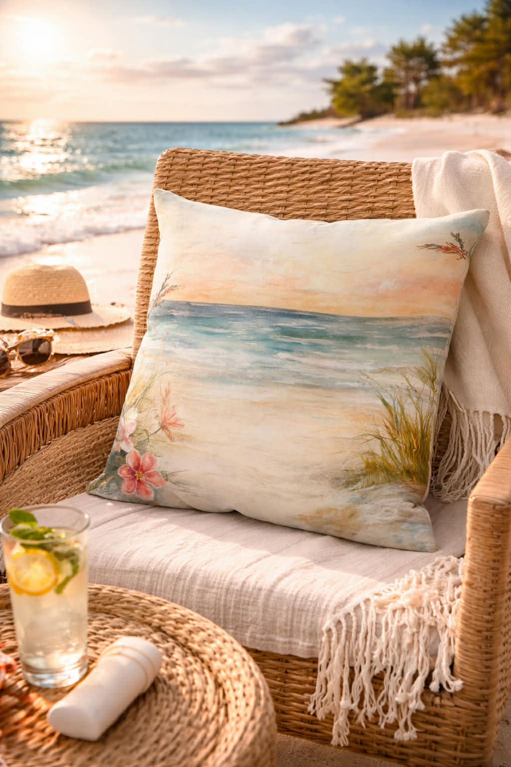 Beach Stroll Cushion