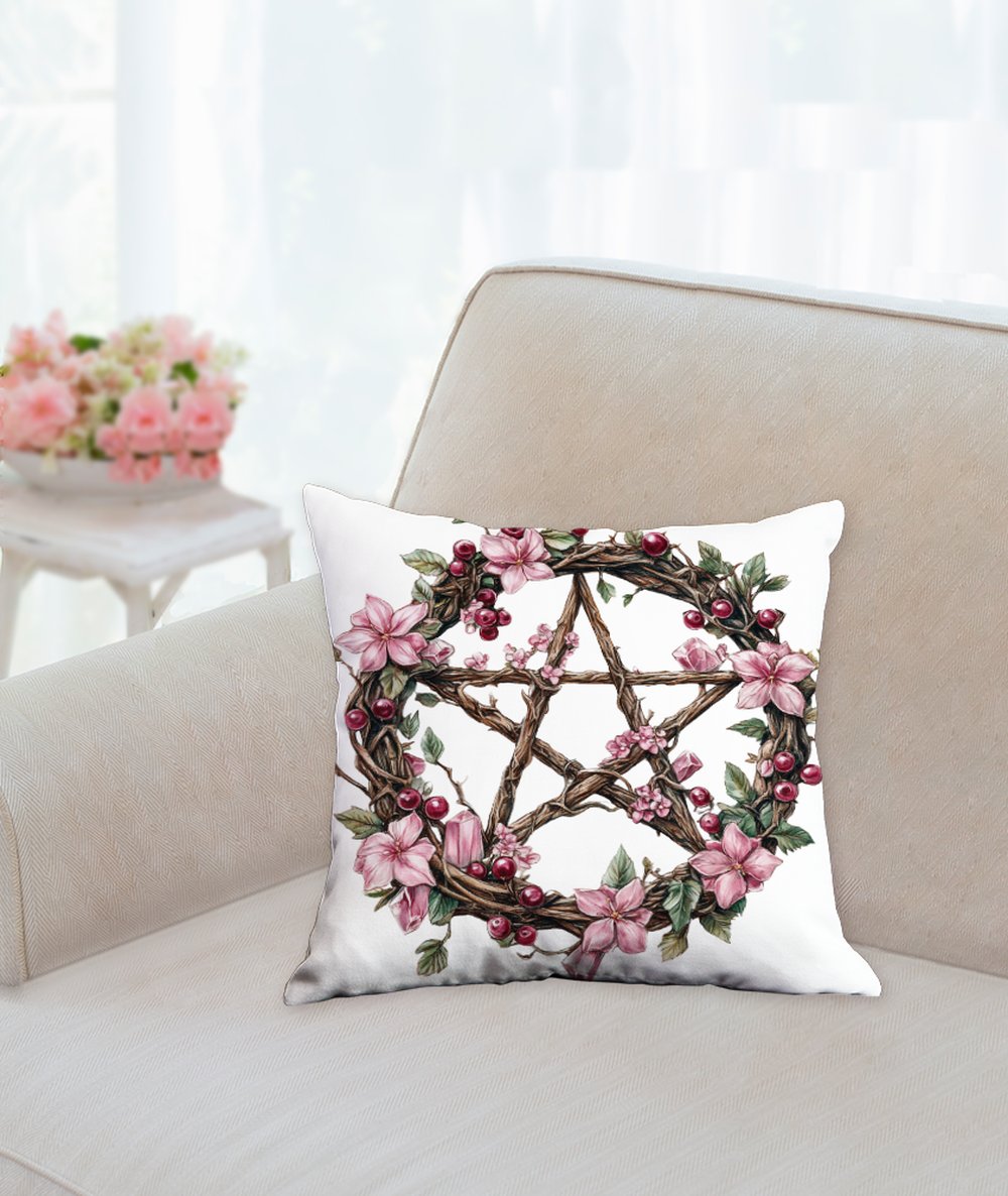 Cherry Pentagram Cushion