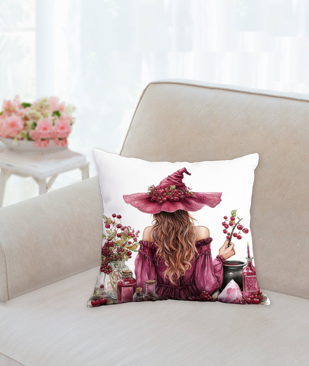 Cherry Witch Cushion