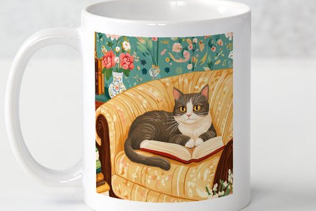 Cosy Cat Tuxedo Mug
