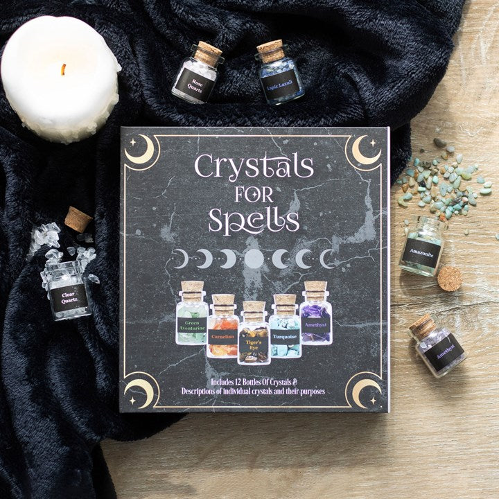 CRYSTALS FOR SPELLS CRYSTAL CHIP BOTTLE GIFT SET