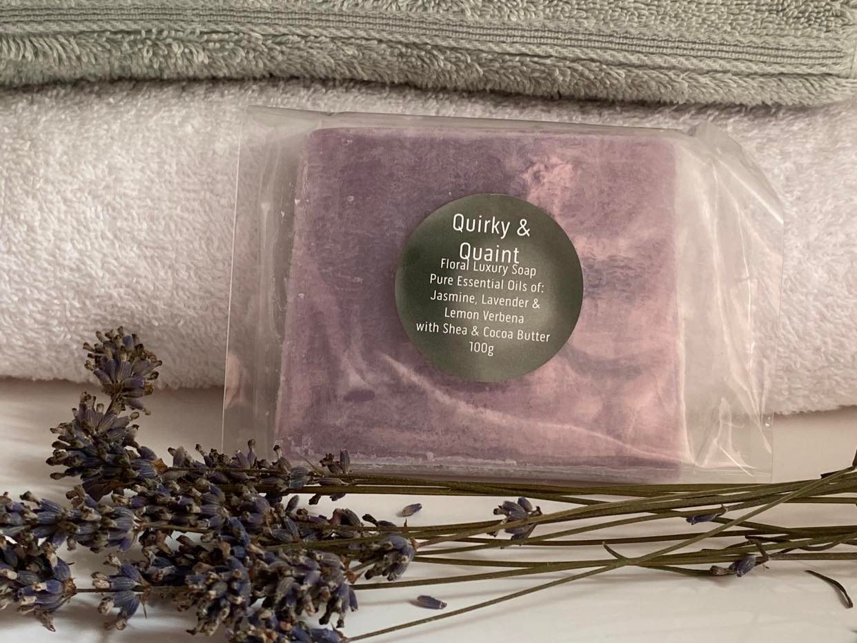 Double Butter Luxury Soap Floral Oils - SLICE