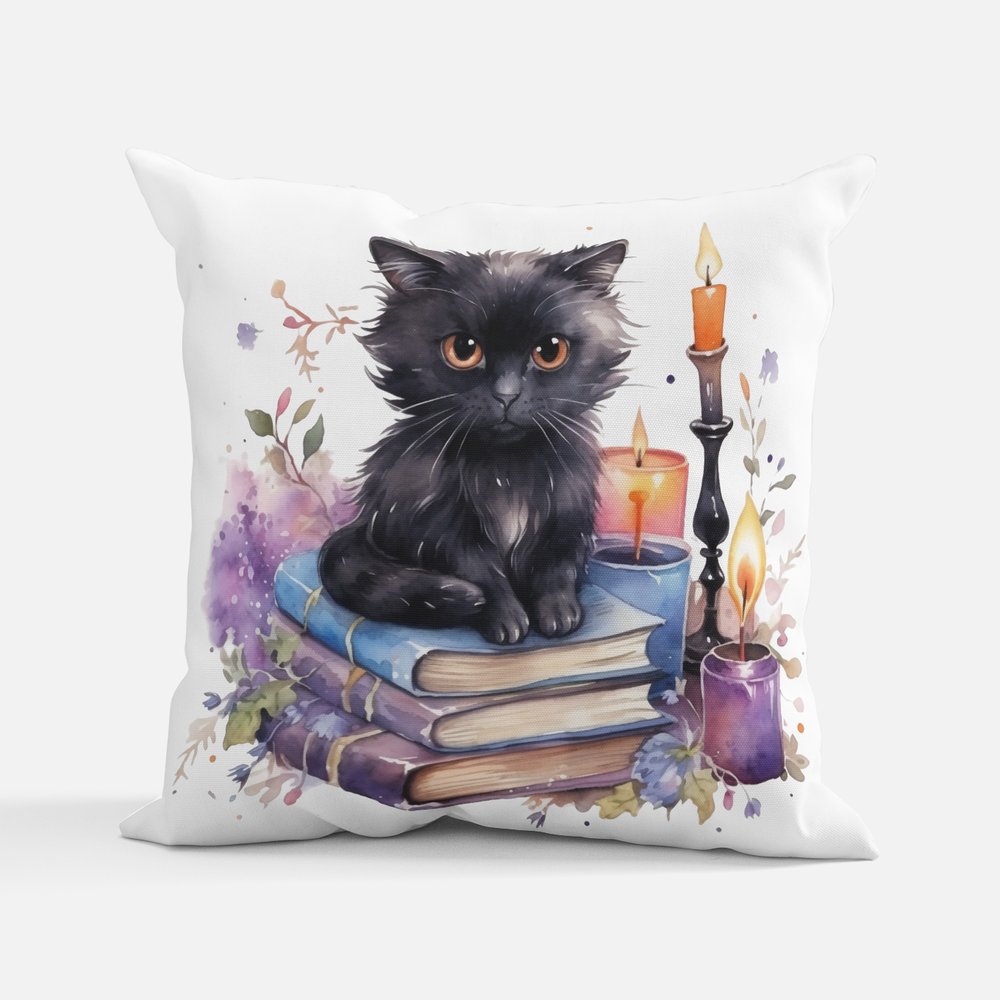 Halloween Cat Cushion 2