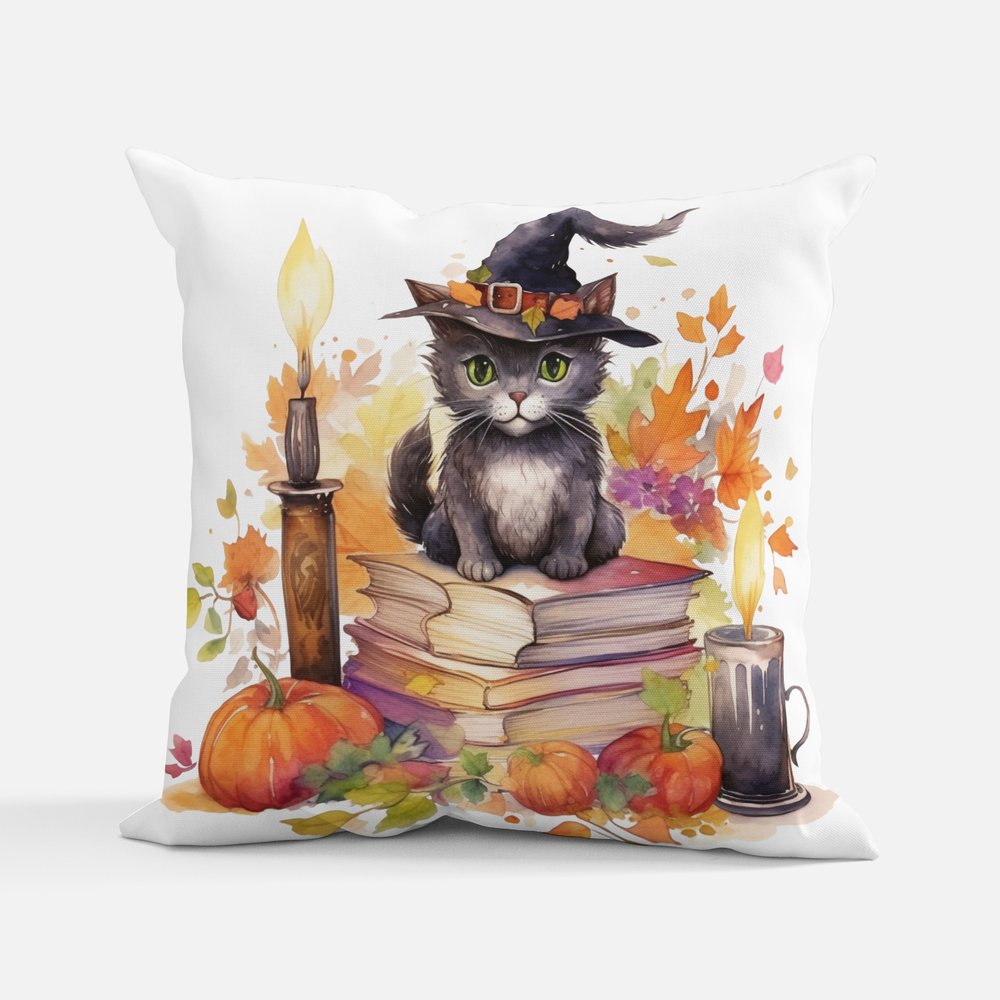 Halloween Cat Cushion 3