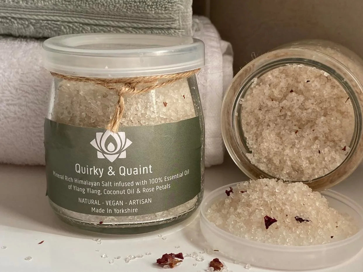 Himalayan Bath Salt Blend - Ylang Ylang Essential Oils + Coconut Oil