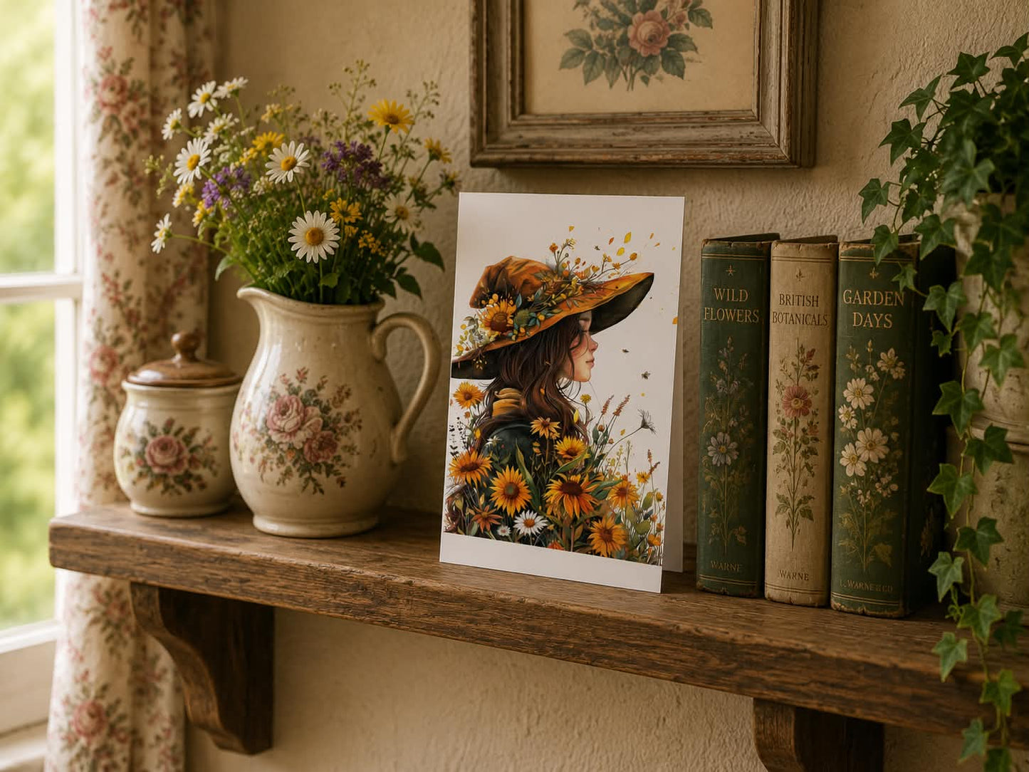 Summer Solstice (Litha) Girl Card