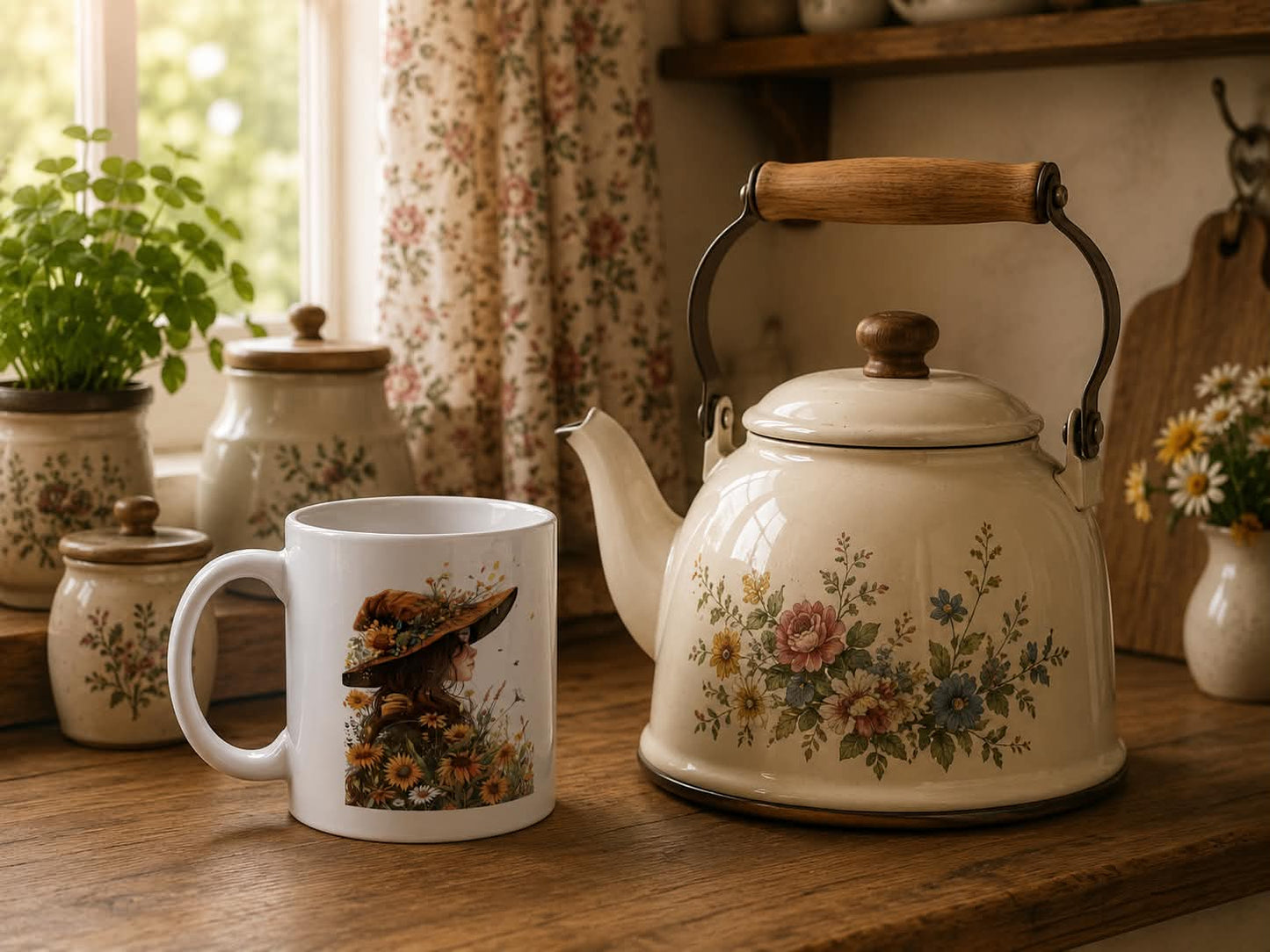 Summer Solstice (Litha) Girl Mug