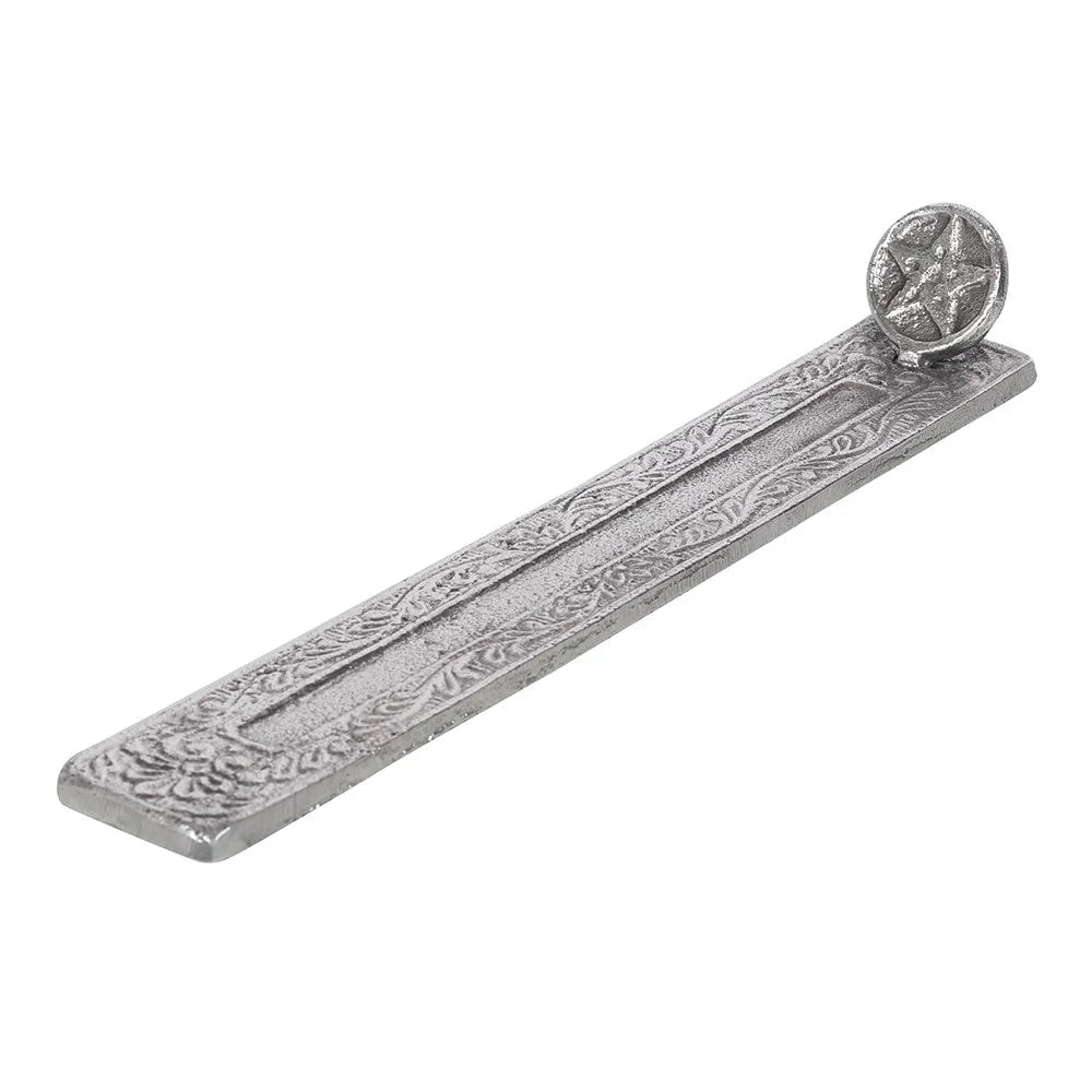 INCENSE ASH CATCHER SILVER PENTAGRAM