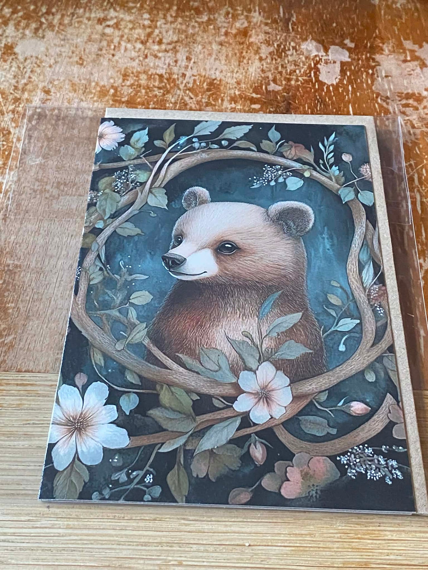 Woodland Friend Bear Card
