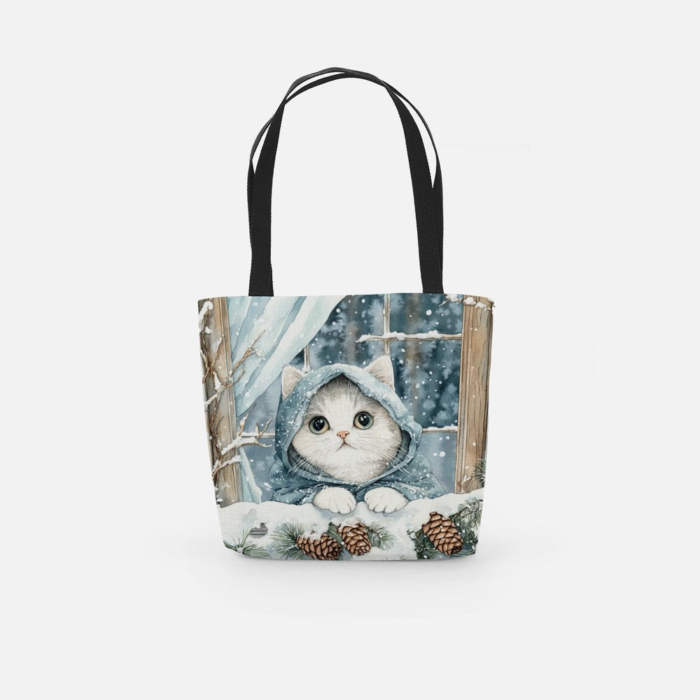 Winter Witch Cat Fashion Bag