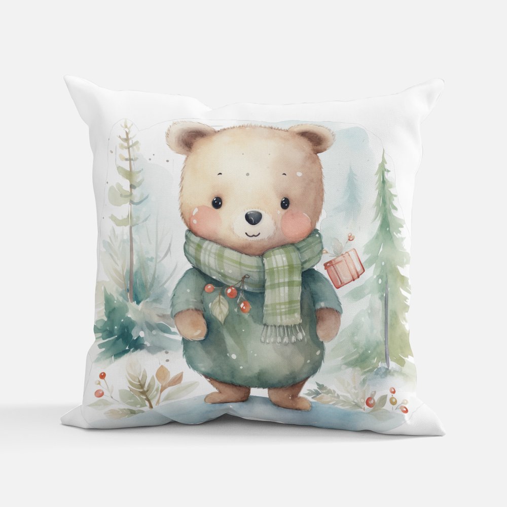 Christmas Bear Cushion