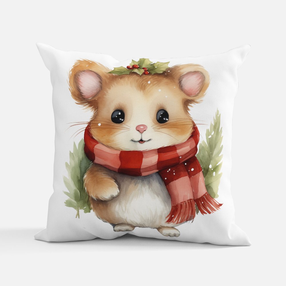 Christmas Mouse Cushion