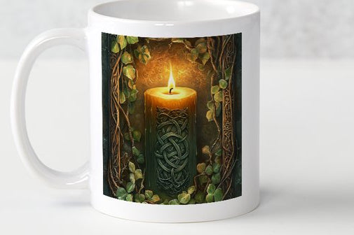 Celtic Magic Candle Mug