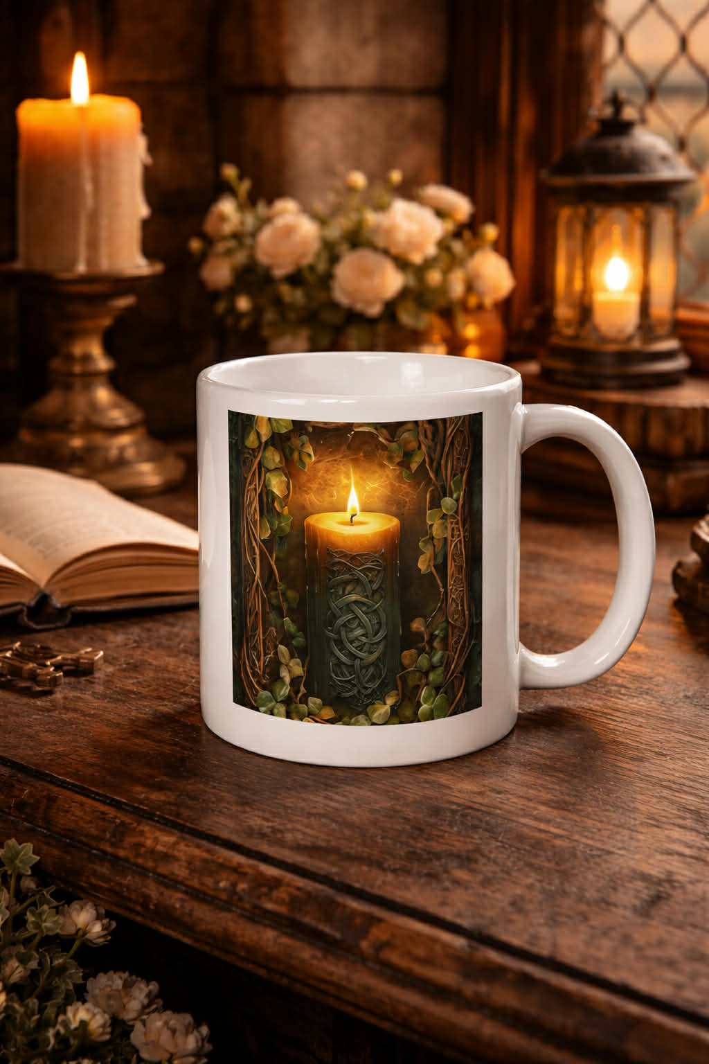 Celtic Magic Candle Mug