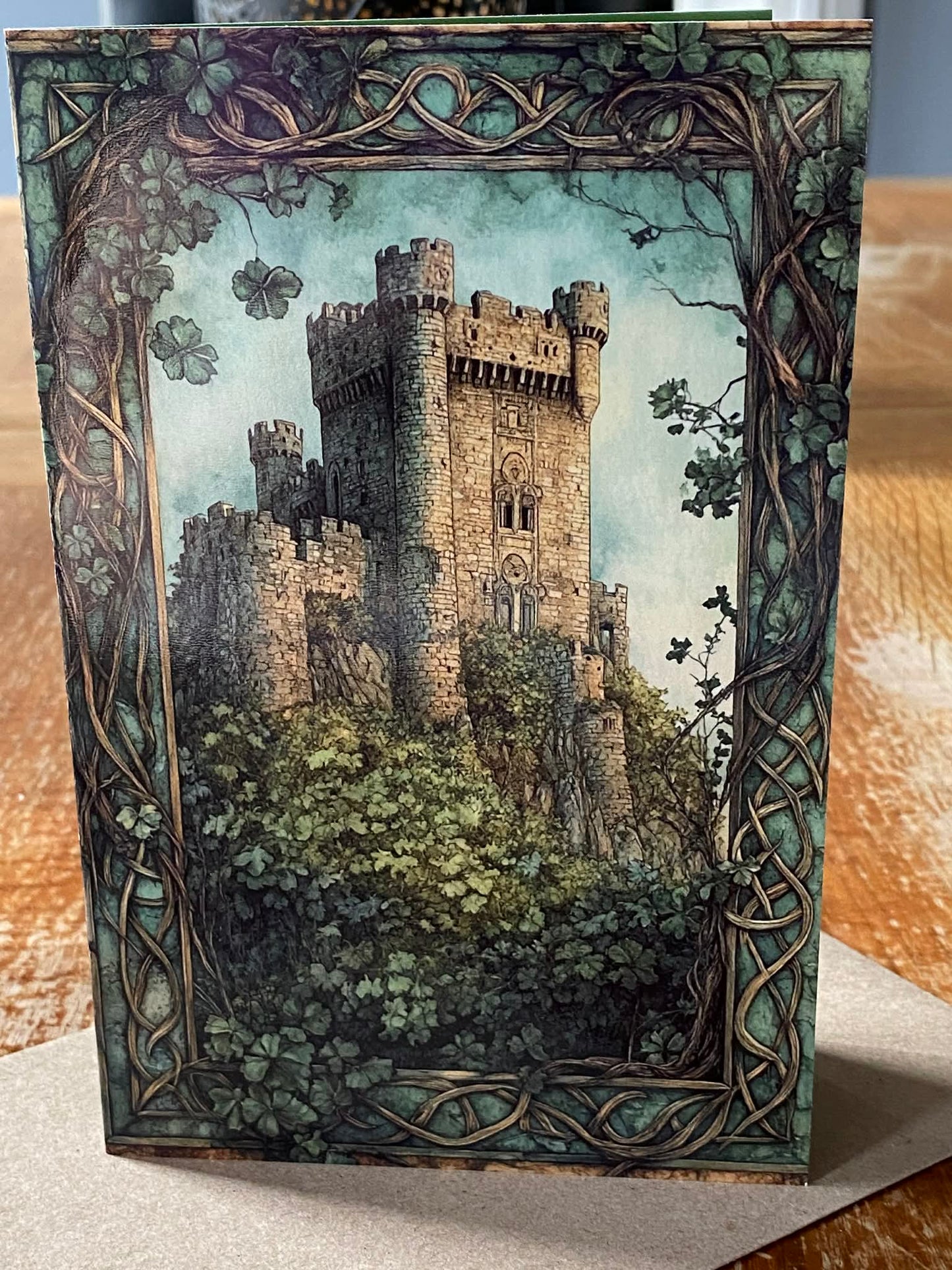 Celtic Magic Castle Card