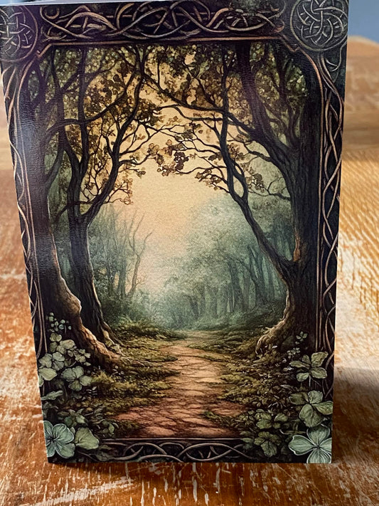 Celtic Magic Forest Card