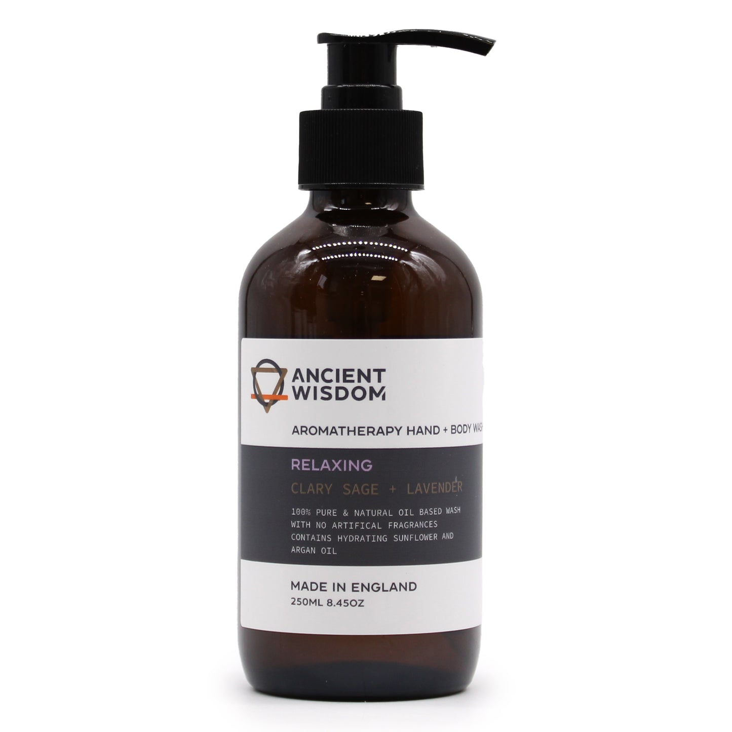 Aromatherapy Hand & Body Wash - Clary Sage & Lavender 250ml