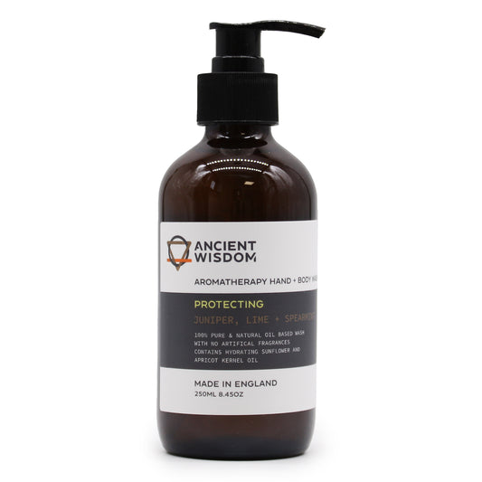 Aromatherapy Hand & Body Wash - Juniper, Lime & Spearmint - 250m