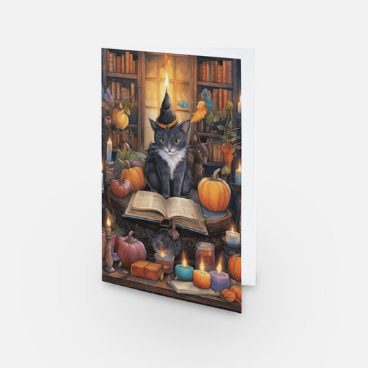 Halloween Cat 4 Card