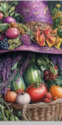 Kitchen Witch Hat Canvas Print