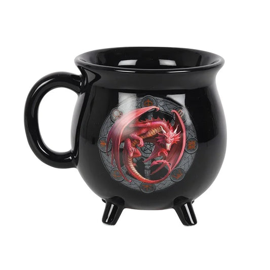 MUG - LAMMAS COLOUR CHANGING CAULDRON BY ANNE STOKES