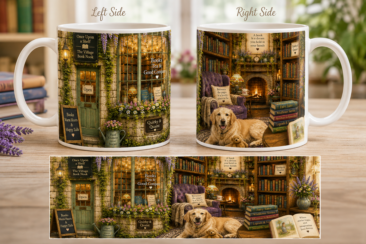 Once Upon a Shelf – The Village Book Nook Mug