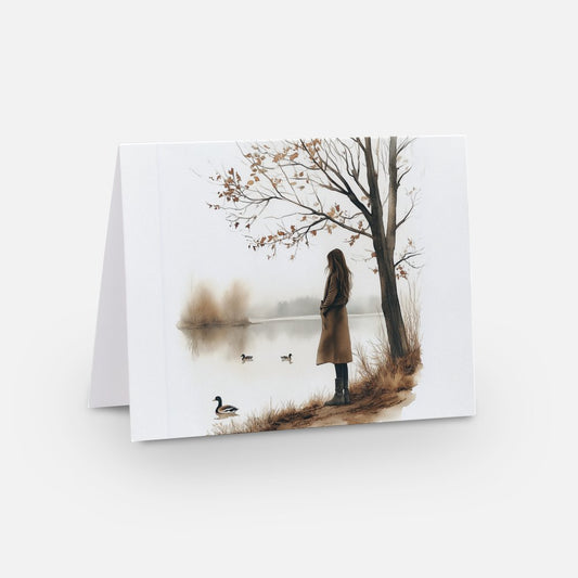 Rustic Christmas by the Lake Cards - Pack of 5