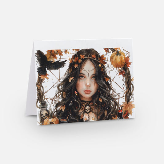 Samhain Girl Card