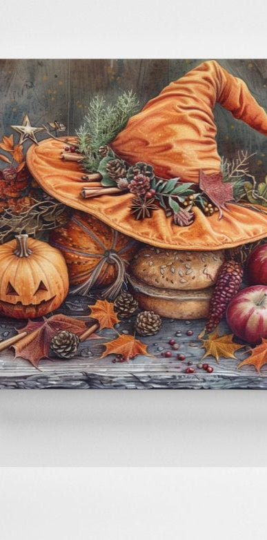 Samhain Hat Canvas Print
