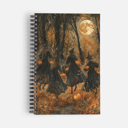 Samhain Witches in Woods Notebook