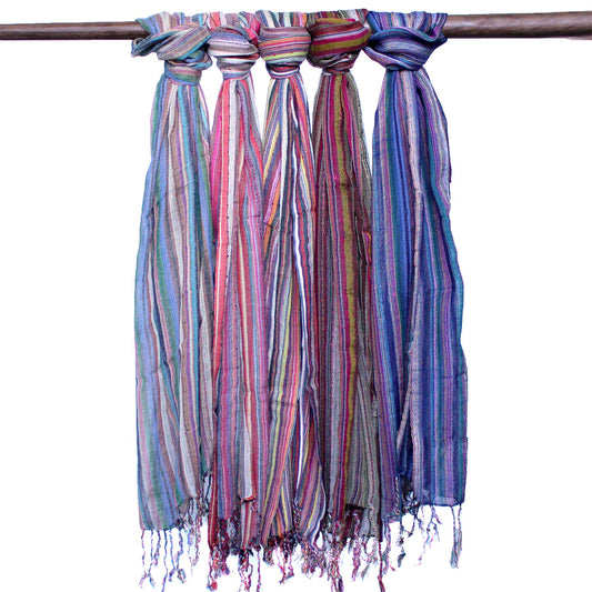 Indian Boho Scarves - Random Purples