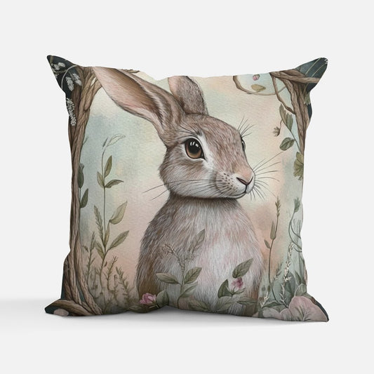 Woodland Friend Bunny Cushion