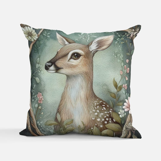 Woodland Friend Deer Cushion
