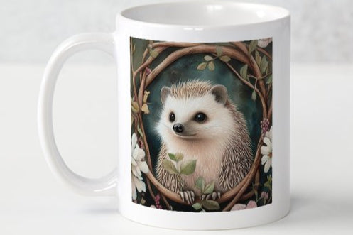 Woodland Friend Hedgehog Mug