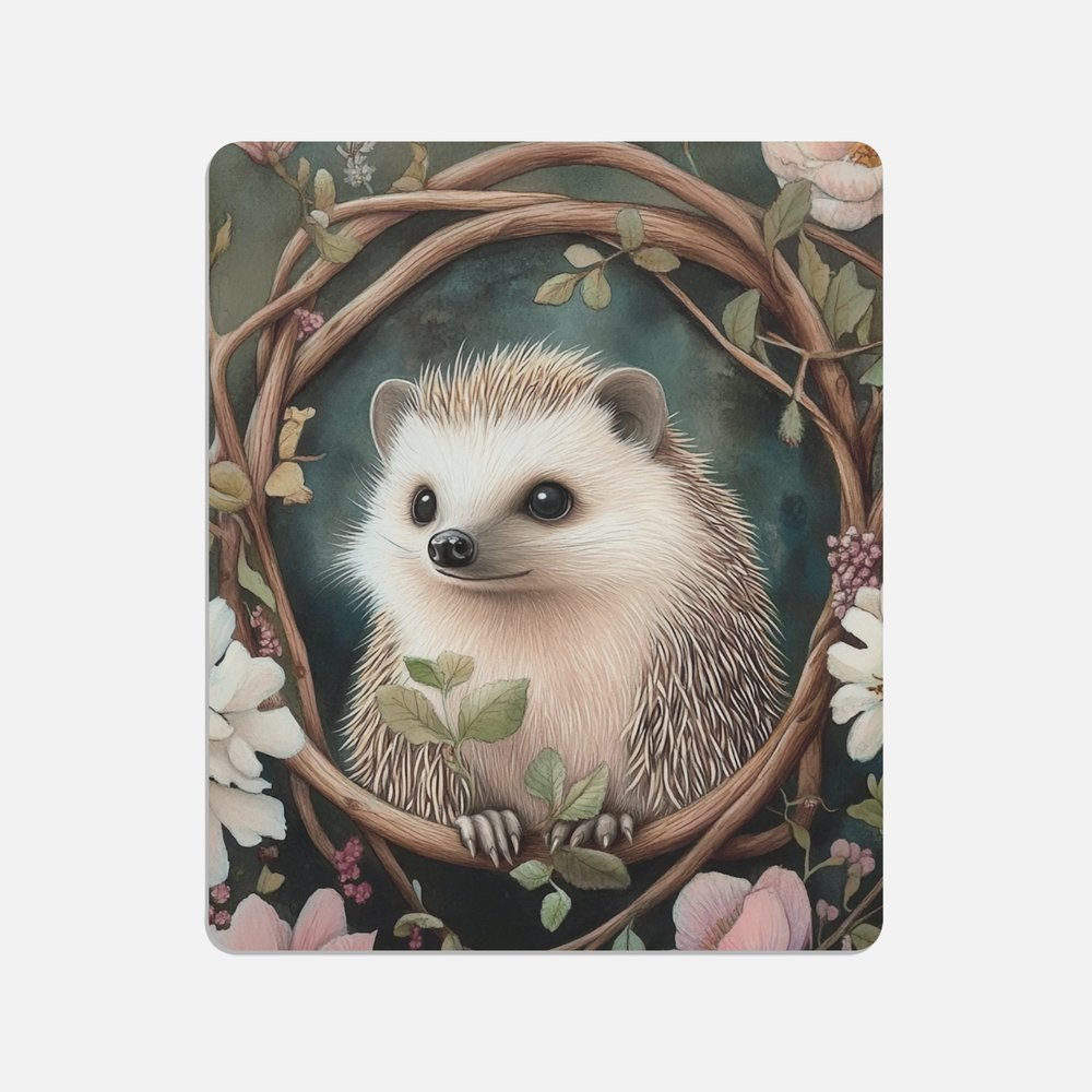 Woodland Friend Hedgehog Canvas Print